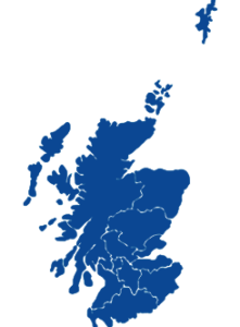 Image displays a map of scotland