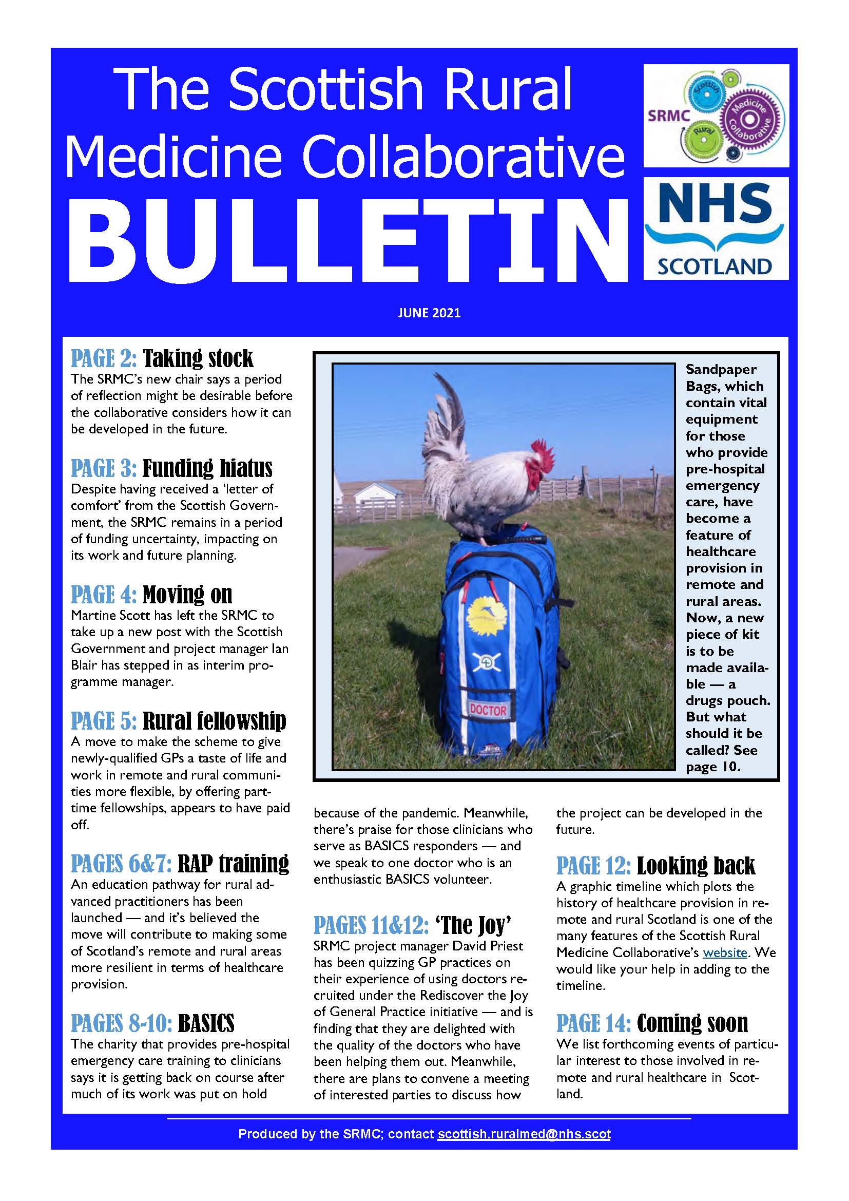 Screenshot of June 2021 SRMC Bulletin cover